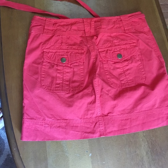 Fossil burnt orange/red mini skirt - Picture 2 of 3