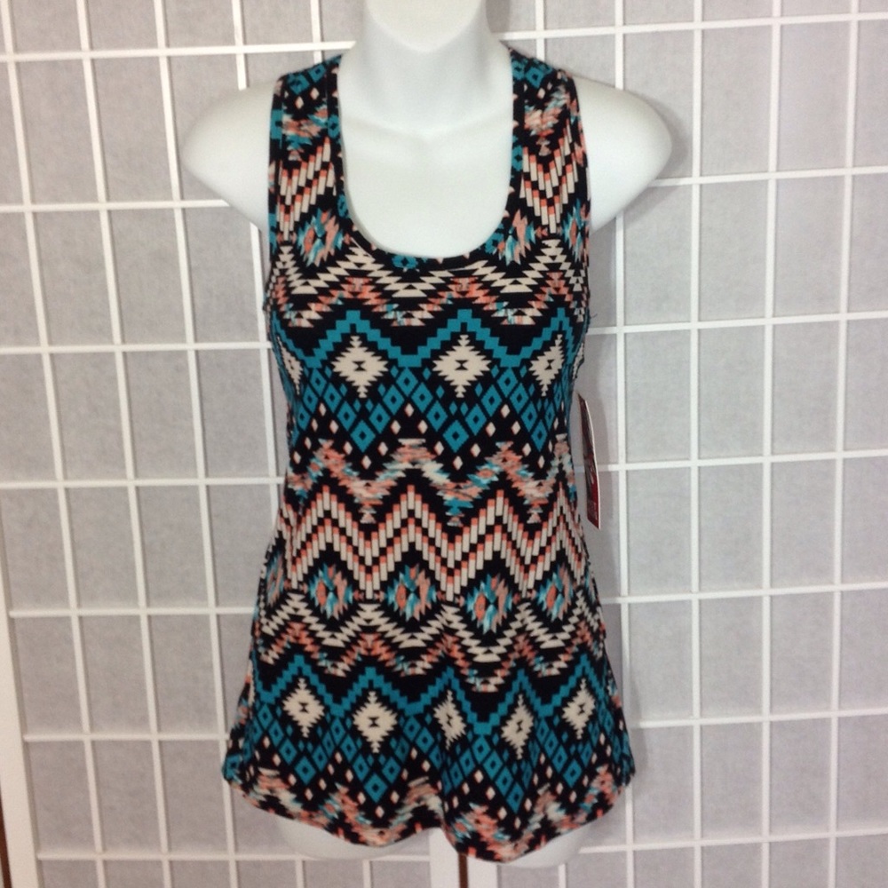 Patterned Tank Top NWT