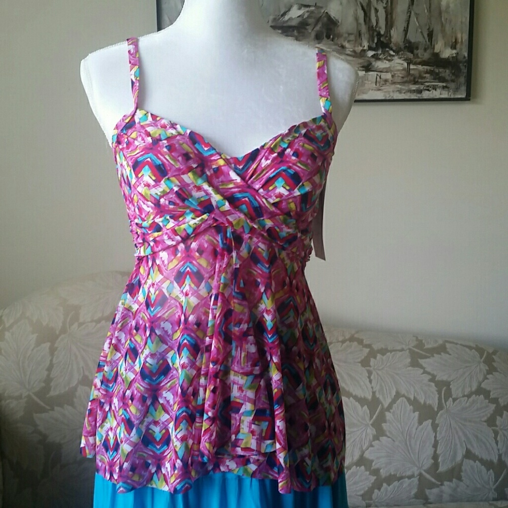 New Tankini swim top