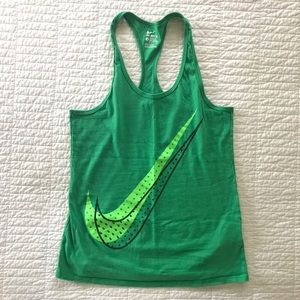 Nike Swoosh Green Tank Size S
