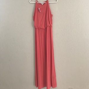 Gap Maxi Dress in Coral