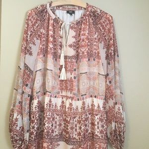 Aztec Print Maxi Dress