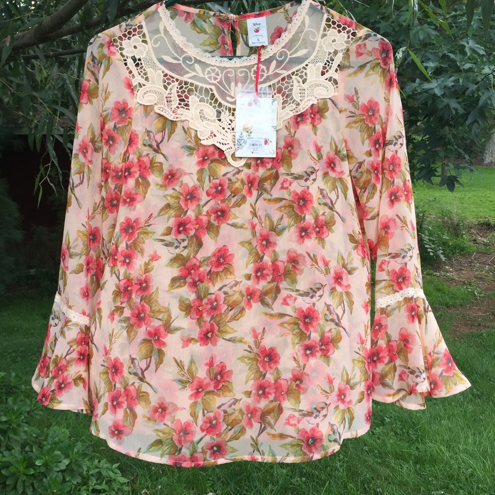 Snow White Peasant Top
