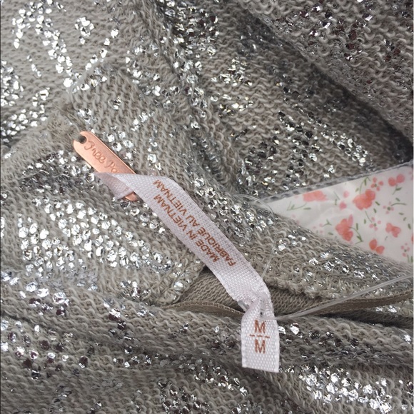 Free People Metallic/Silver Top - Picture 8 of 8