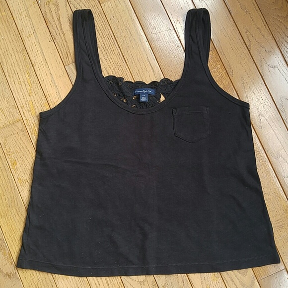 ♦ 3 for $15 American Eagle Crochet Back Tank - Picture 2 of 7