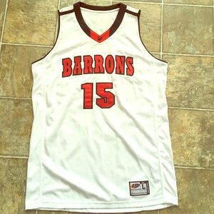 Wisconsin Barron's Basketball ball jersey