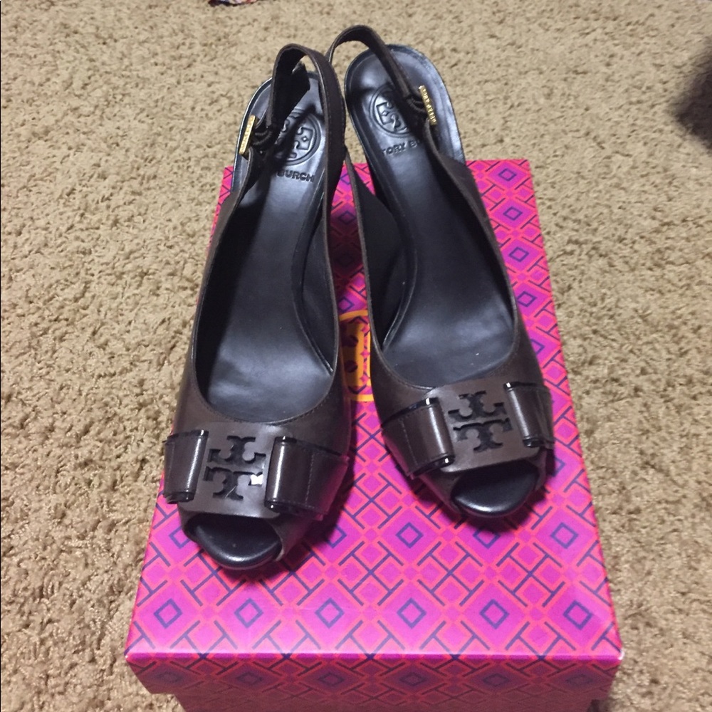 Brown TB heels 7 1/2M
