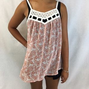 Light weight sheer tank top