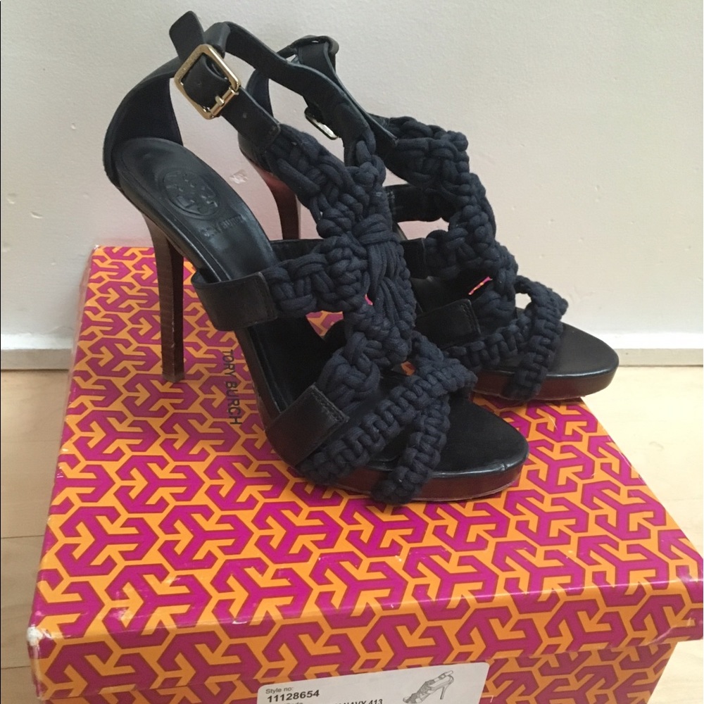 Tory Burch Fleur High Heel Sandals