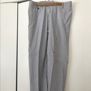 Seersucker vintage trousers. Martin fit.
