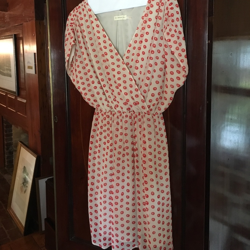 The Addison Story polka dot anthropologie dress