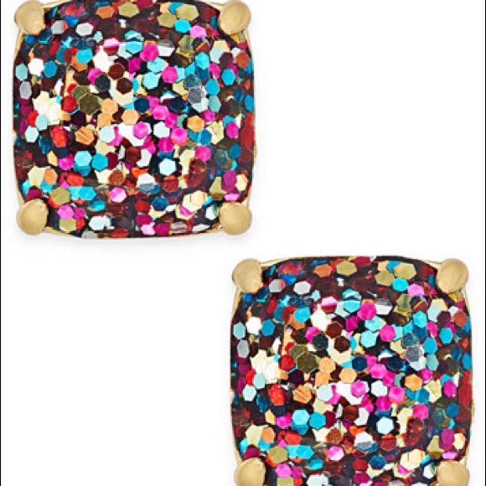 Multi color glitter Kate spade earings