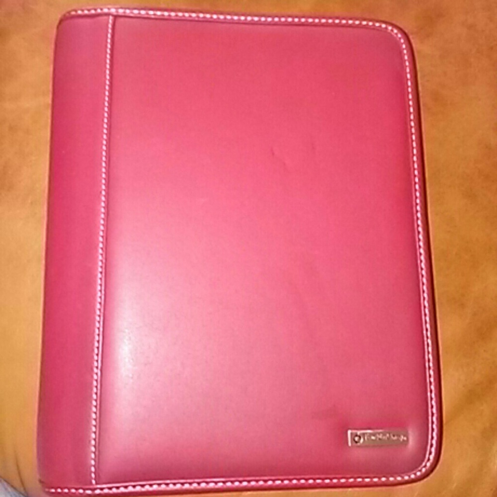 Franklin Covey red planner