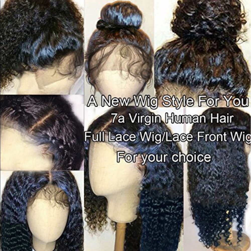 Virgin lace front wig