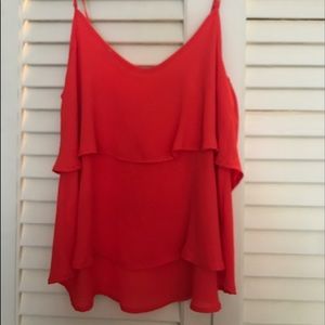 Lush Red Layered Tank Top