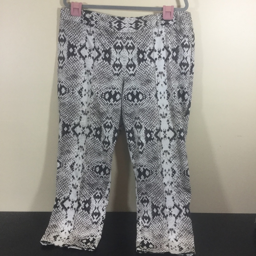 Cotton Animal Print Pants Worthington
