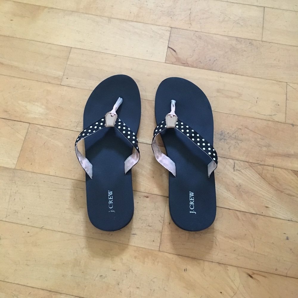 J. Crew flip flops!
