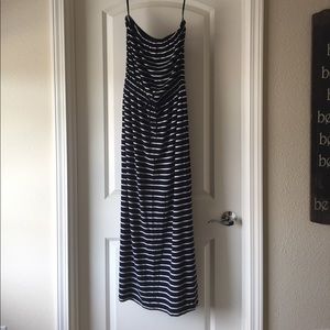 JCrew strapless maxi dress