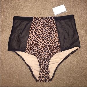 American Apparel Cheetah Swim Bottoms