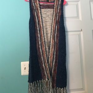 Cardigan sleeveless