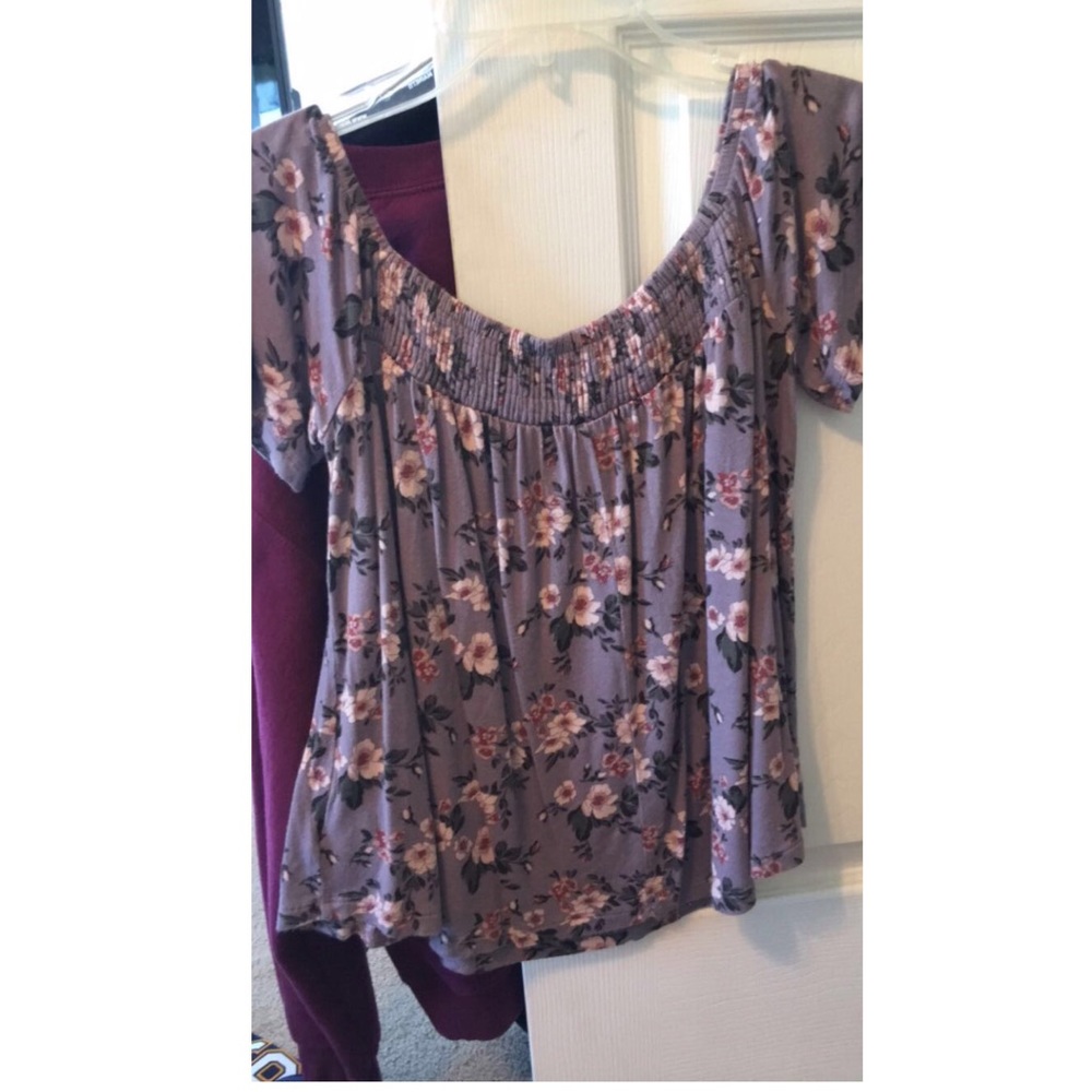 American eagle off shoulder top