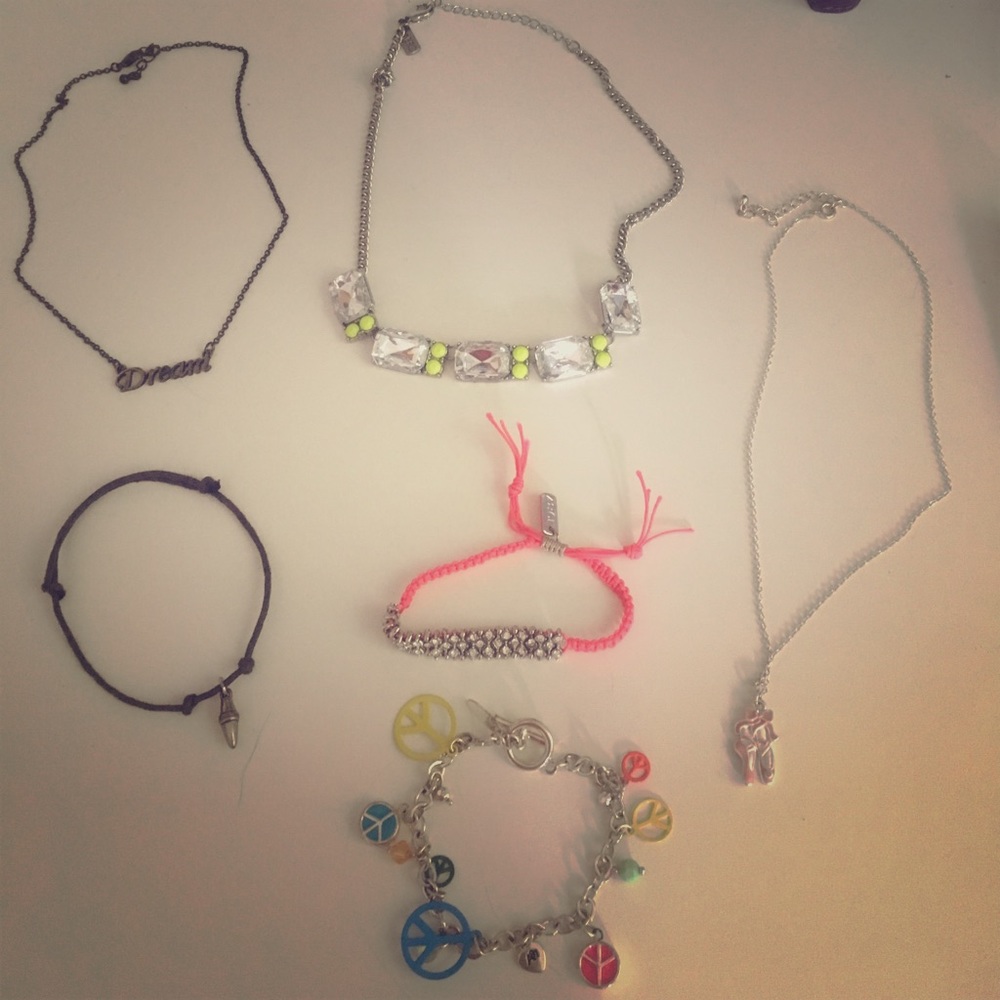 Necklaces and bracelets!
