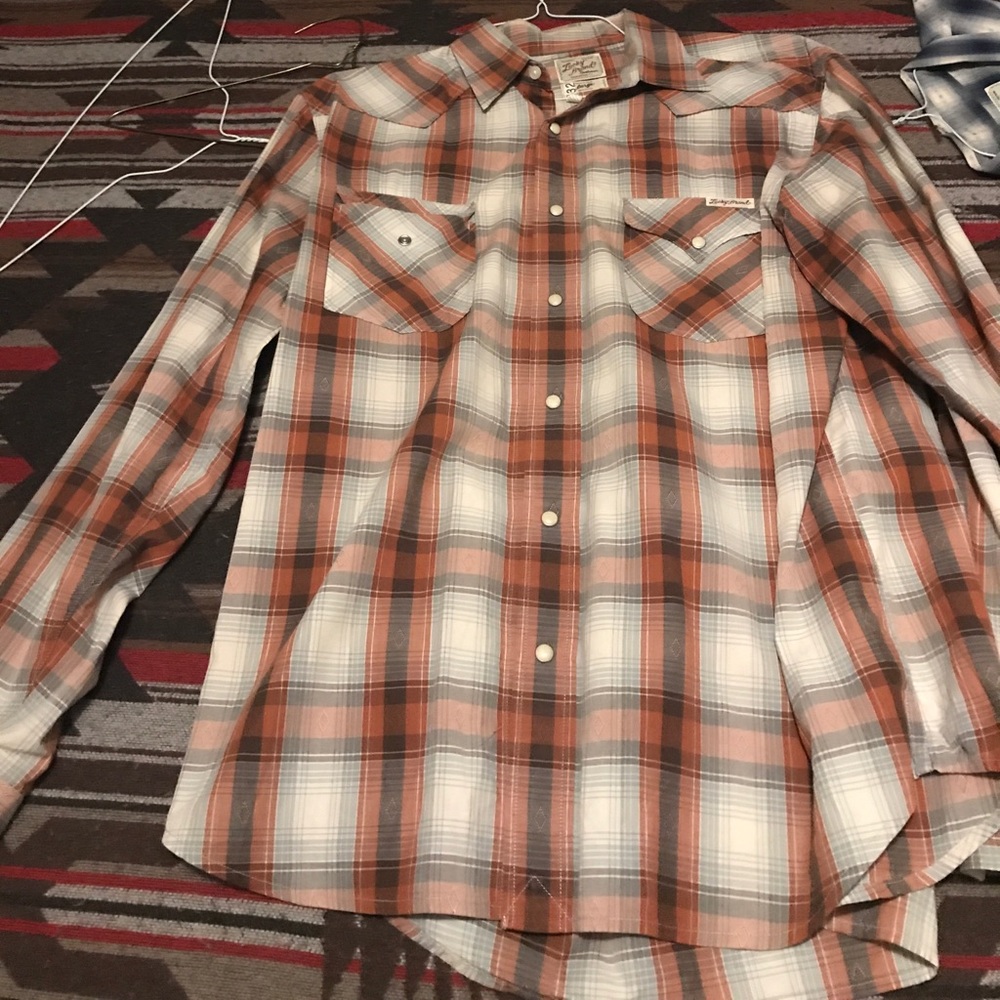Men's lucky brand long sleeve shirt