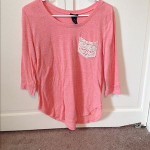 Quarter Sleeve Dressy Tee