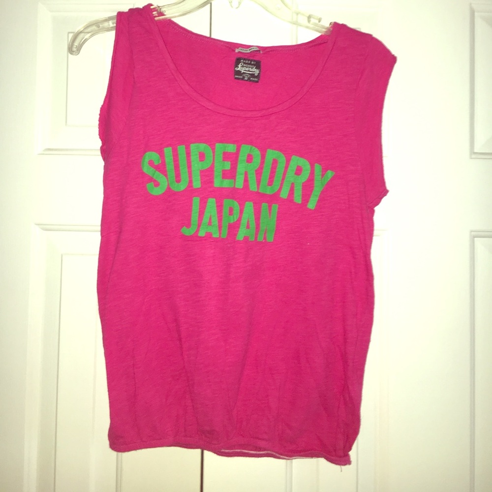 SUPERDRY capped sleeve tank