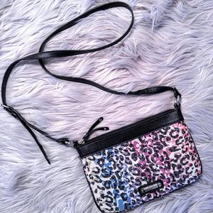 Nine West Sequin Leopard Print Crossbody Bag