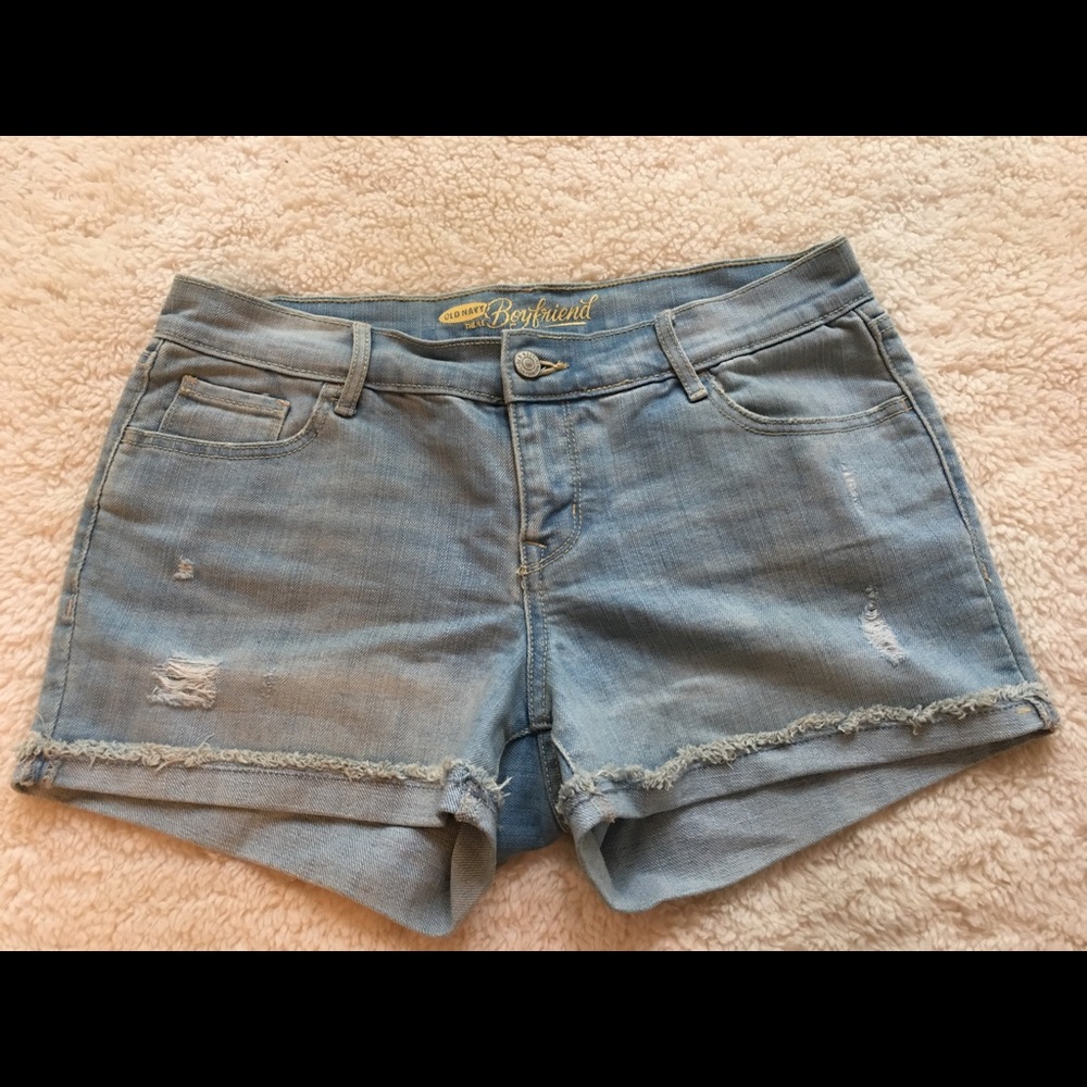 Old Navy boyfriend jean shorts- size 4