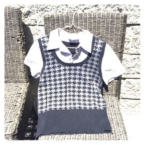 Houndstooth shirt
