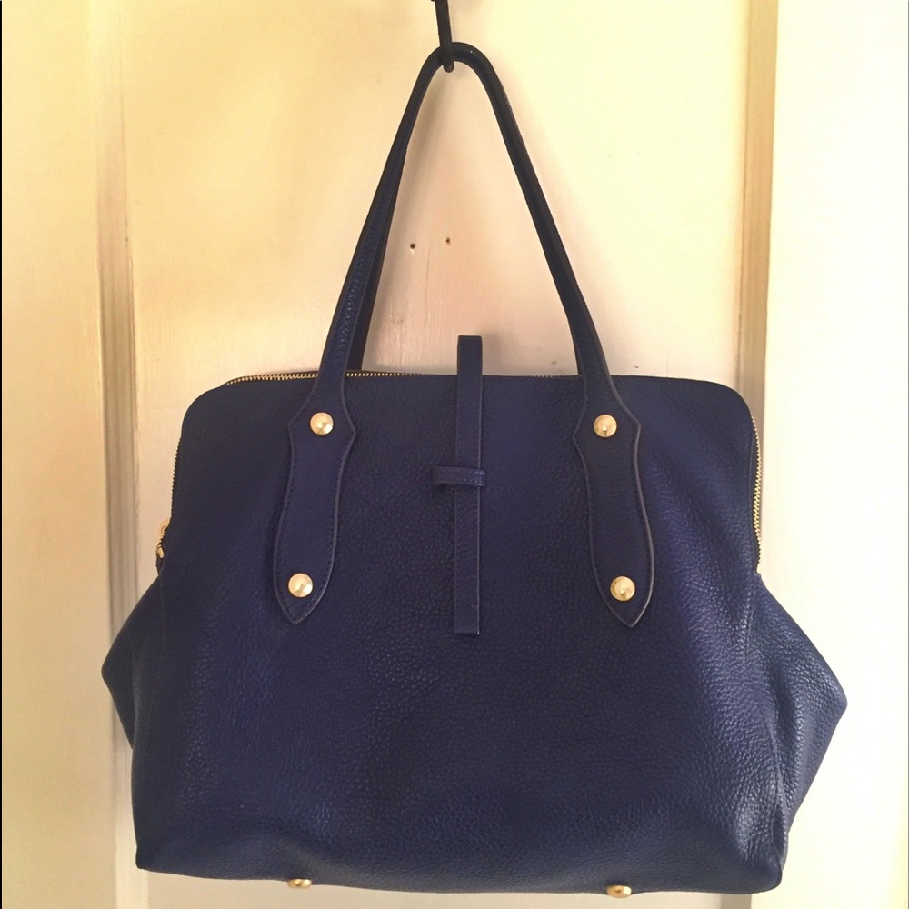 Annabel Ingall Coco Satchel Navy