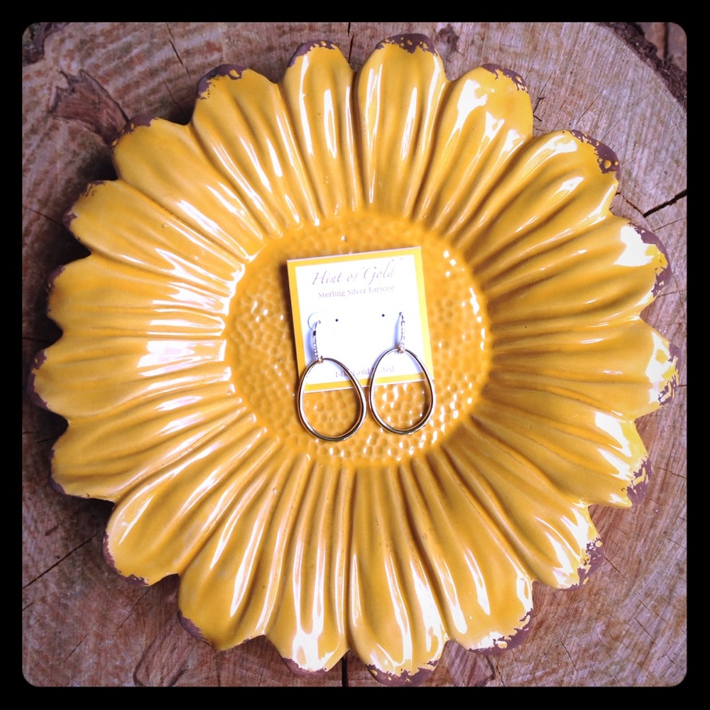 🔆NWT Hint of Gold 14kt Gold Plated Earrings🔆