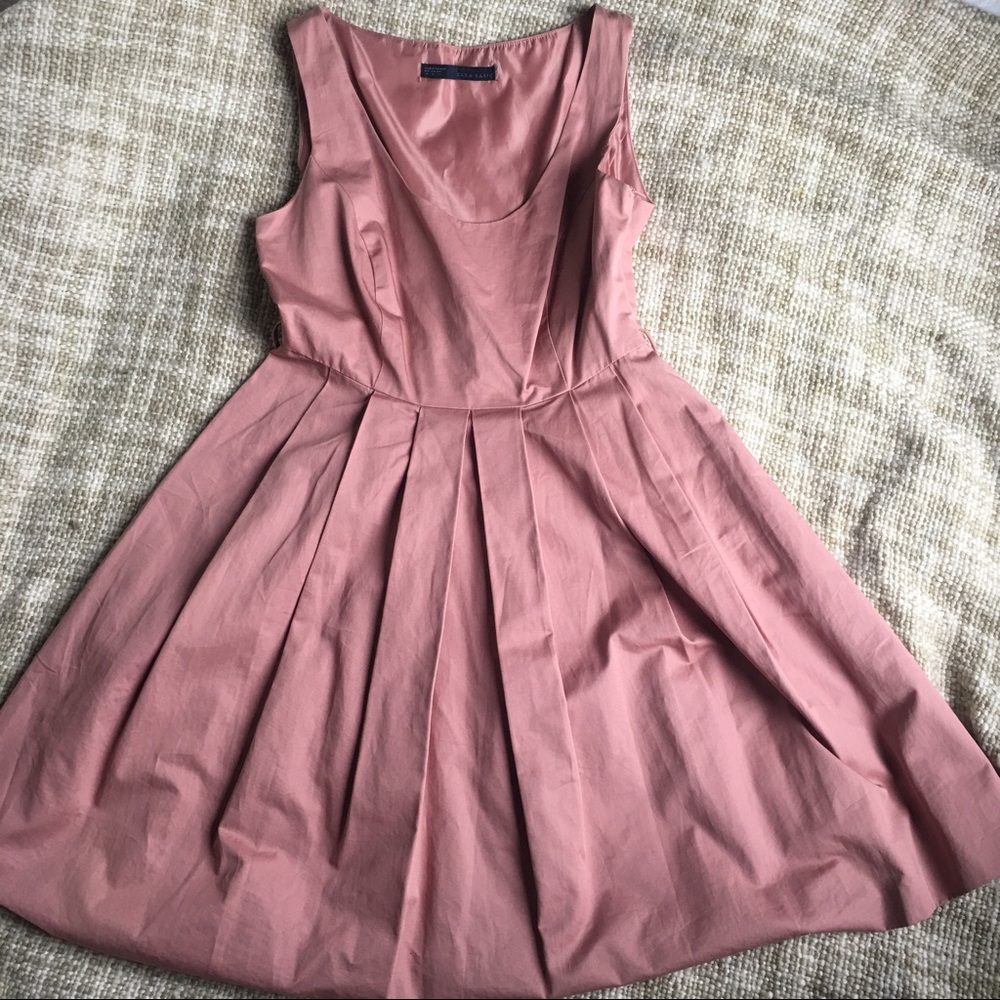 Zara Basic Pink Dress 🎀