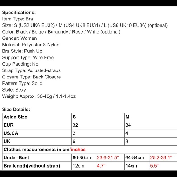 New Burgundy Lace Bra Bralette - Picture 7 of 8