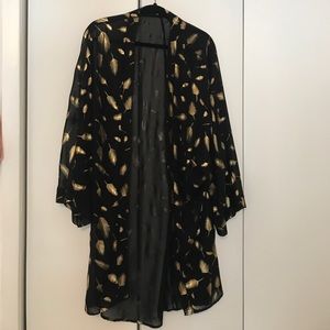 Gold Leaf Kimono
