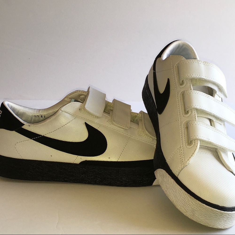 Nike shoes,  velcro straps, size 9.5, never worn!