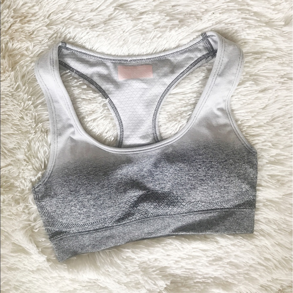 Gray Ombré Sports Bra // NWOT