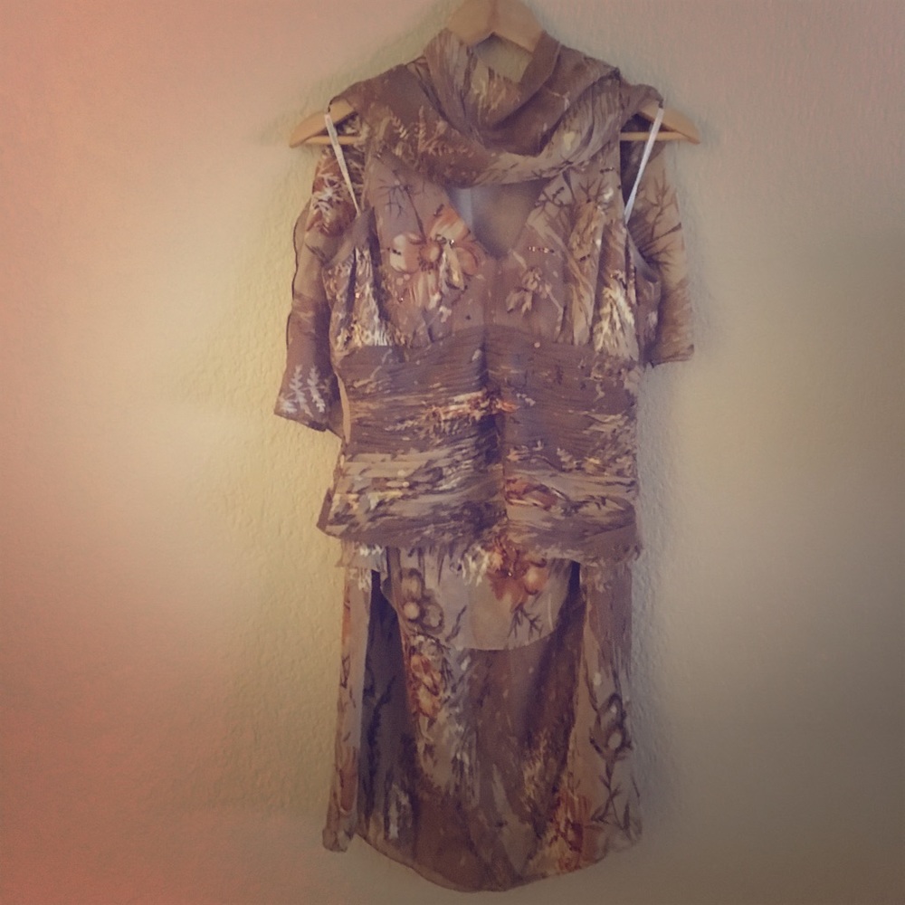 Silk cocktail dress