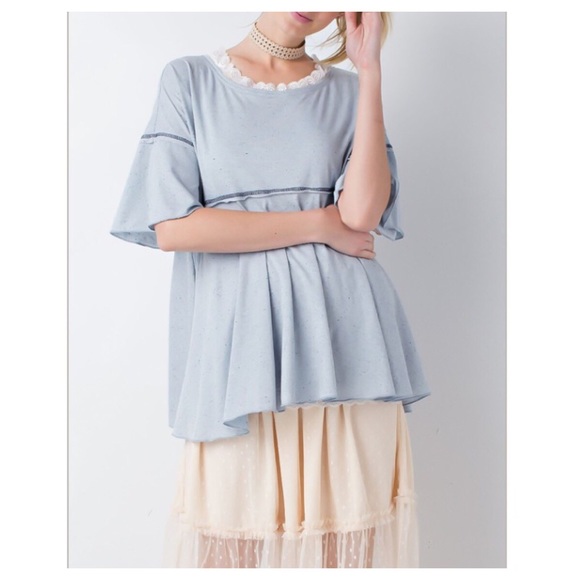 🐞HP🐞 Polka Dot Mesh Tulle Midi Flounce Skirt S - Picture 5 of 5