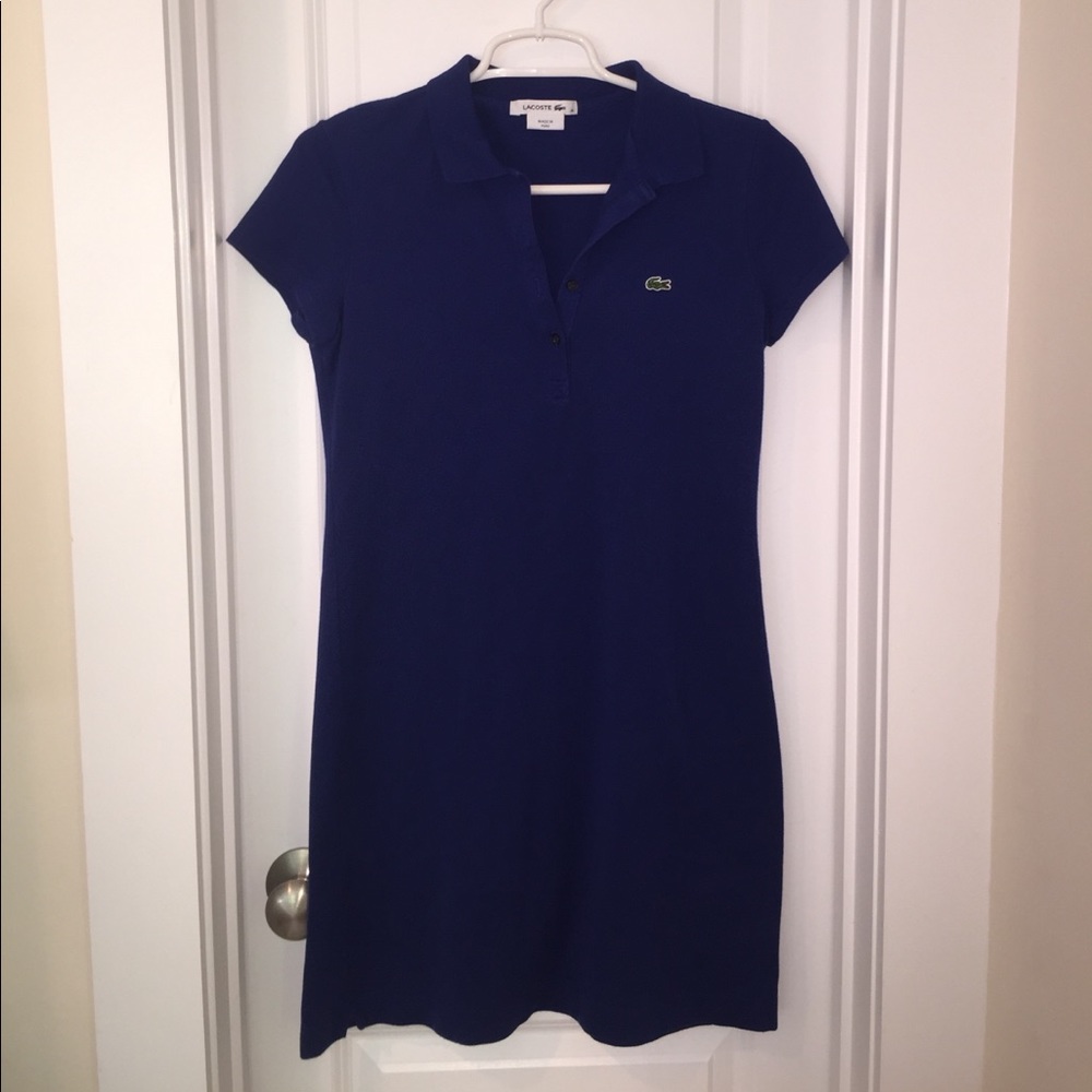 Lacoste Royal Navy collared dress