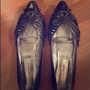 Sigerson Morrison metallic flats