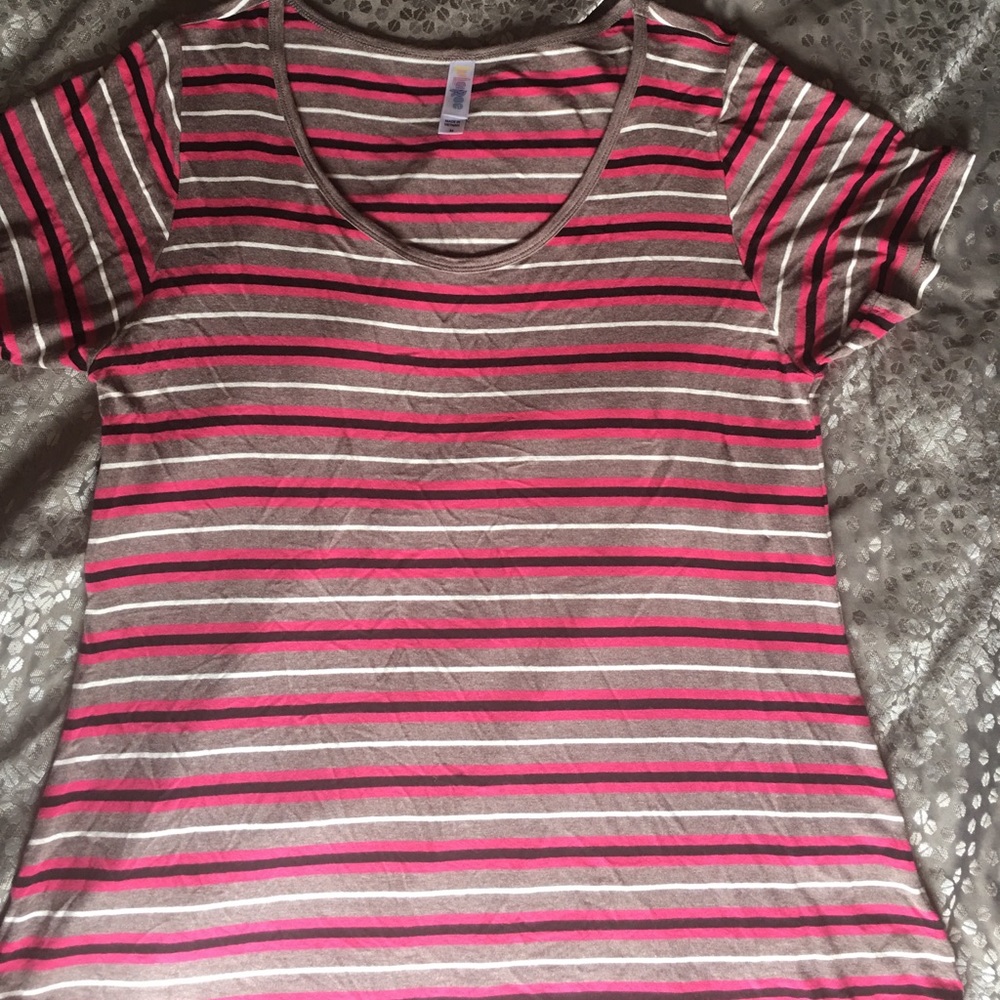 LuLaRoe Classic T - Medium M - stripped