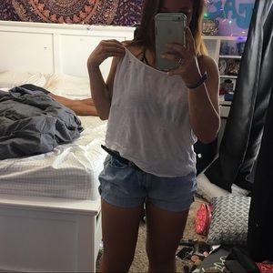 Boyfriend cut jean shorts!!