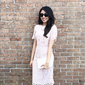 ASOS Pink Lace Dress