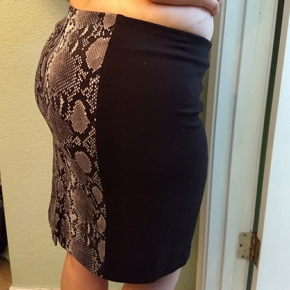 Michael Kors snakeskin skirt