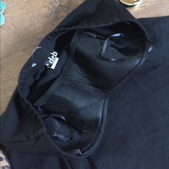 💕 Deb Black Strapless Dress - Picture 3 of 3