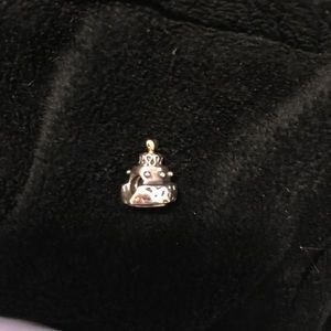 Authentic Pandora charm wedding cake