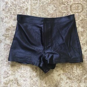 American apparel high waisted rave shorts
